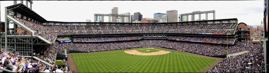 Colorado rockies baseball stadium hi-res stock photography and