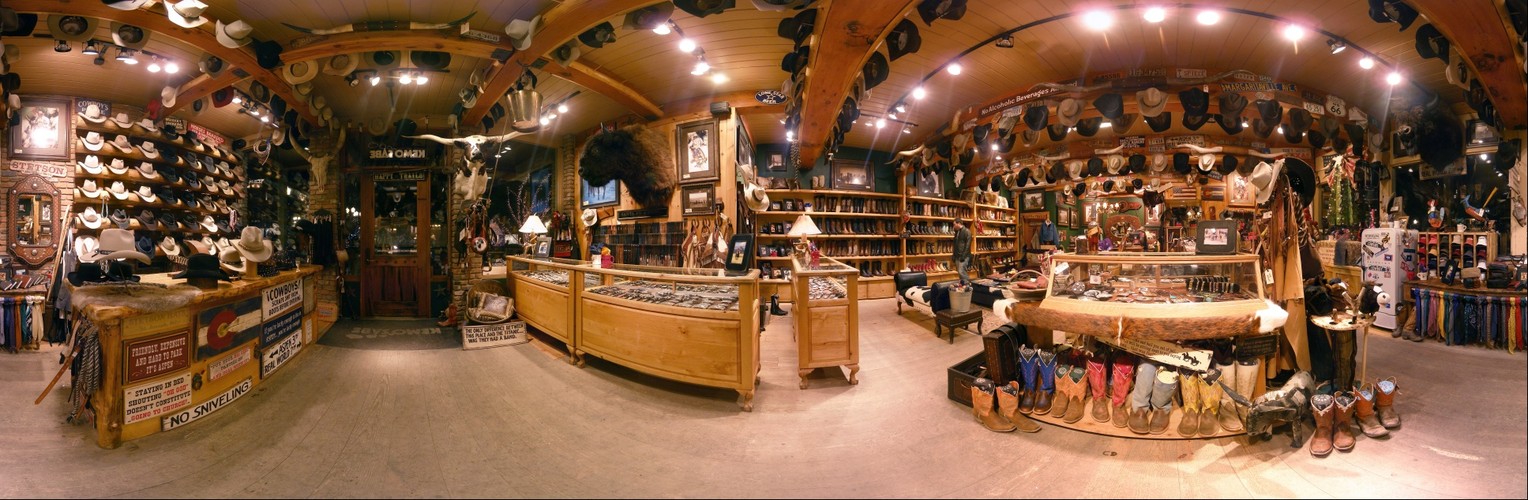 Kemosabe Western Wear Store, Aspen - Left Eye View of 3D-Stereo Panorama