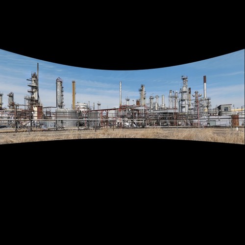 Philipsburg Refinery Stereo-3D-Left