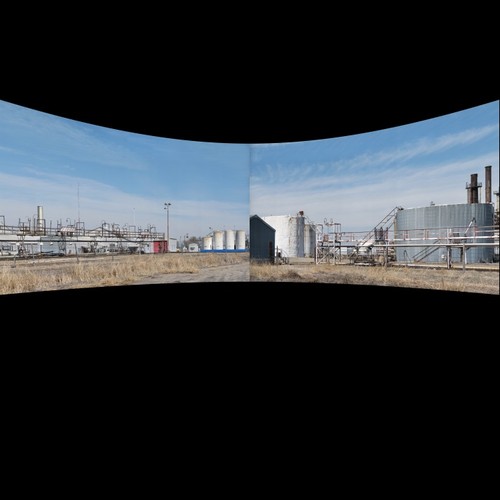 Philipsburg Refinery Stereo-3D-Front