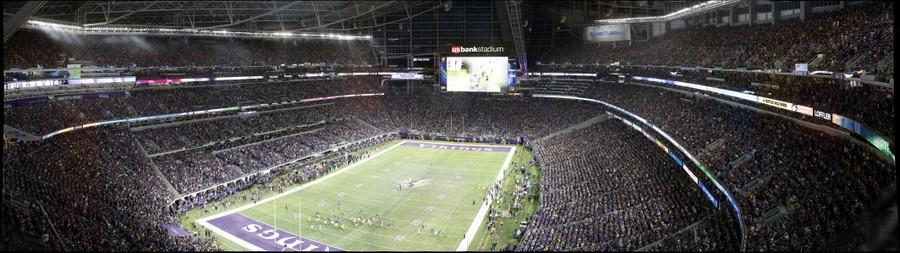 Minnesota Vikings Metrodome Panorama