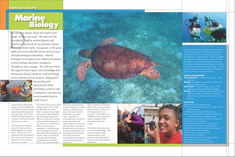 Odyssey Expeditions Tropical Marine Biology Voyages 2017 Brochure 