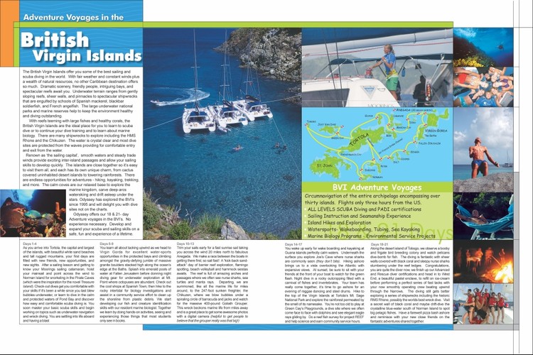 Odyssey Expeditions Tropical Marine Biology Voyages 2017 Brochure 