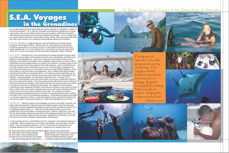 Odyssey Expeditions Tropical Marine Biology Voyages 2017 Brochure 