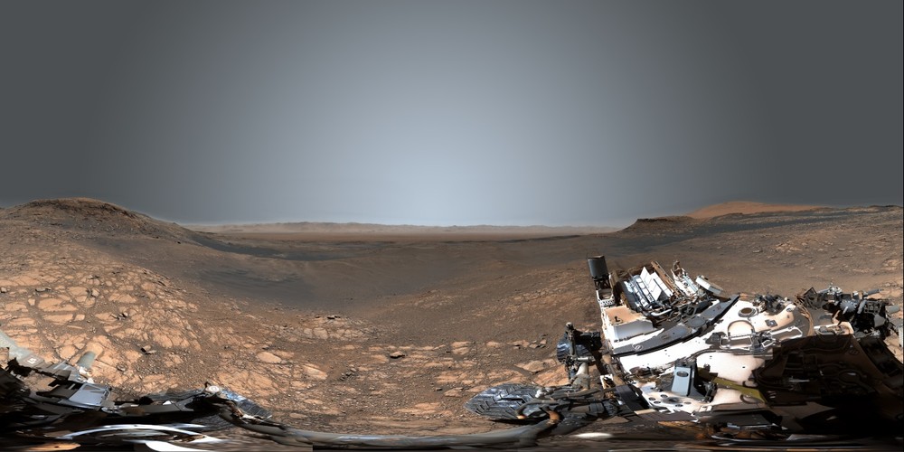 Mars Curiosity Rover High Resolution Panorama- for VR