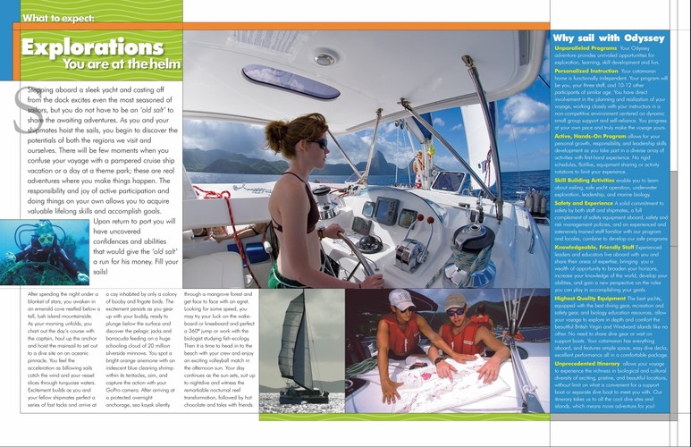Odyssey Expeditions Tropical Marine Biology Voyages - 2022 Brochure, pages 16-17