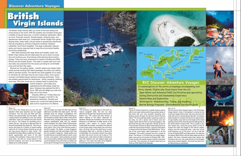 Odyssey Expeditions Tropical Marine Biology Voyages - 2022 Brochure, pages 18-19