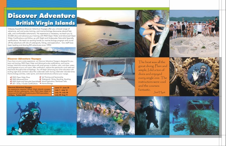 Odyssey Expeditions Tropical Marine Biology Voyages - 2022 Brochure, pages 20-21