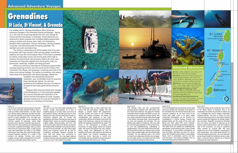 Odyssey Expeditions Tropical Marine Biology Voyages - 2022 Brochure, pages 22-23