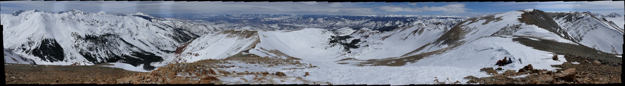 Baldy Mountain on a very windy day, Snowmass, Colorado