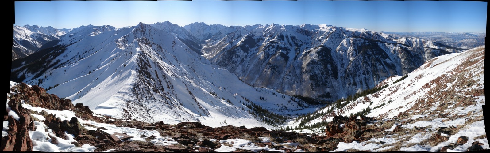 Pyramid Peak 3D panorama