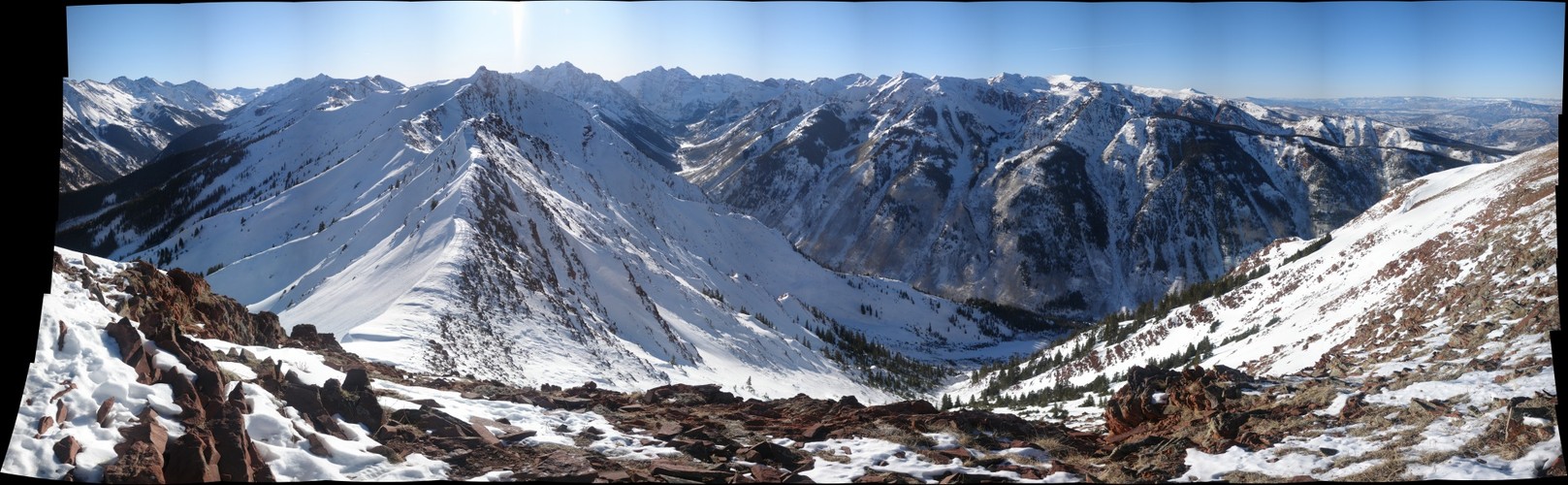 Pyramid Peak 3D Panorama (Right Eye)