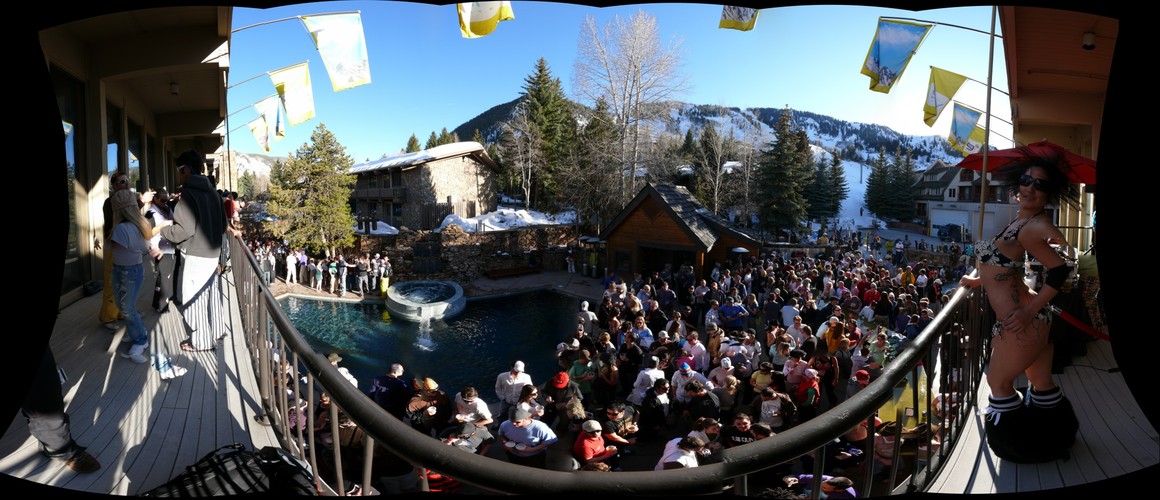 Party at 39 degrees lattitude, Aspen Mountain Closing Day 2008