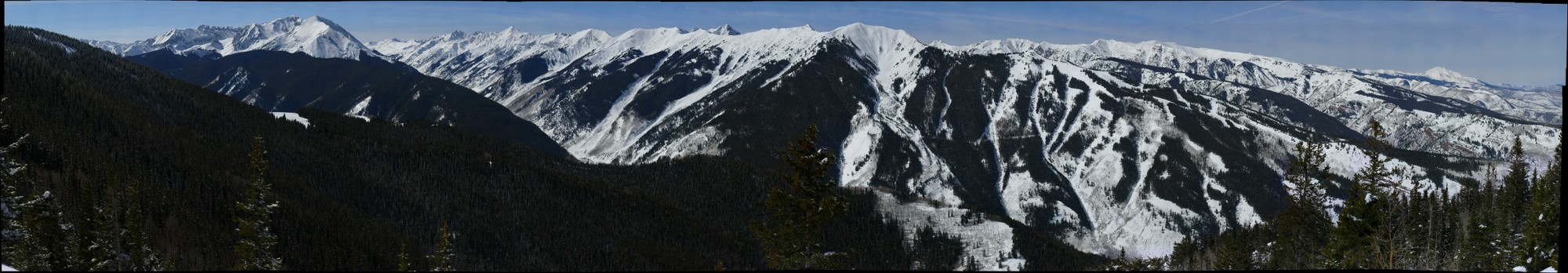 Aspen Highlands from Aspen left eye