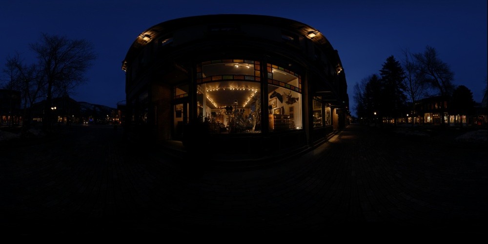 Aspen Antique Store at Dusk